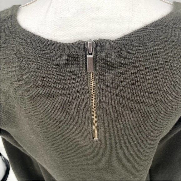 Adrienne Vittadini Olive Long Sleeve Dress - Picture 4 of 6